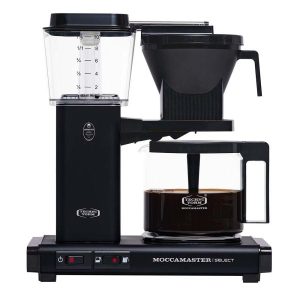 Moccamaster Select Filtre Kahve Makinesi Cam Potlu Mat Siyah