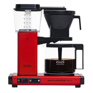 Moccamaster Select Filtre Kahve Makinesi Cam Potlu Kırmızı